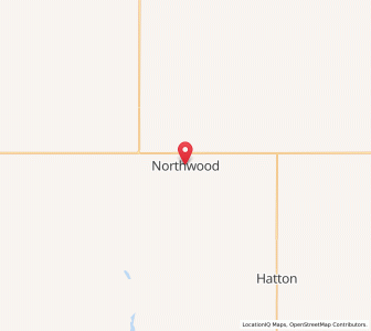 Map of Northwood, North Dakota