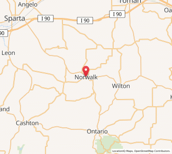 Map of Norwalk, Wisconsin