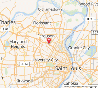 Map of Norwood Court, Missouri