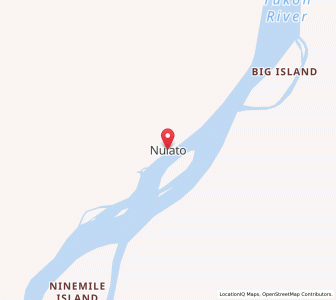 Map of Nulato, Alaska