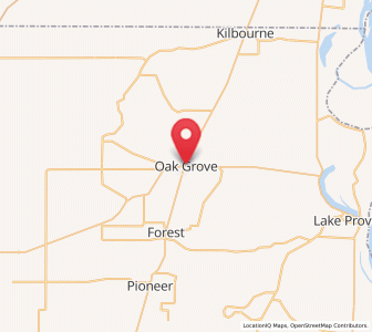 Map of Oak Grove, California