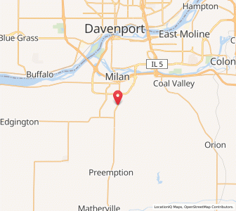 Map of Oak Grove, Illinois