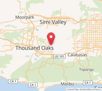 Map of Oak Park, California