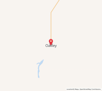 Map of Oakley, Idaho