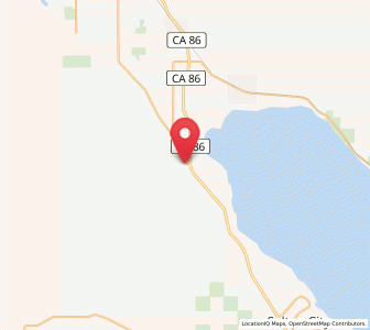 Map of Oasis, California