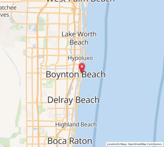 Map of Ocean Ridge, Florida