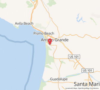 Map of Oceano, California