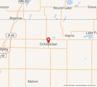 Map of Ocheyedan, Iowa