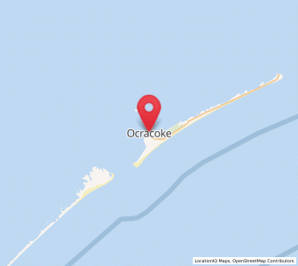 Map of Ocracoke, North Carolina