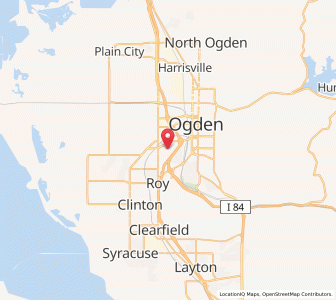 Map of Ogden Hinckley Airport - OGD, Utah