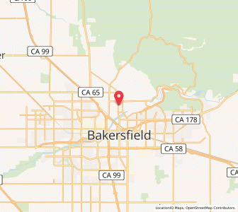 Map of Oildale, California