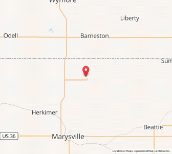 Map of Oketo, Kansas