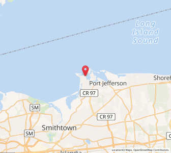 Map of Old Field, New York