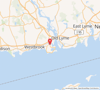 Map of Old Saybrook, Connecticut