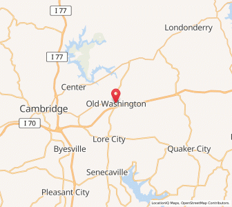 Map of Old Washington, Ohio