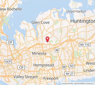 Map of Old Westbury, New York