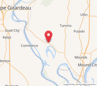 Map of Olive Branch, Illinois