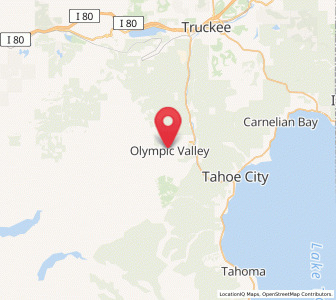 Map of Olympic Valley, California