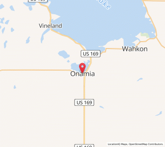 Map of Onamia, Minnesota