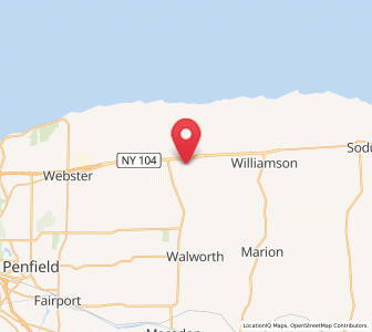 Map of Ontario, New York