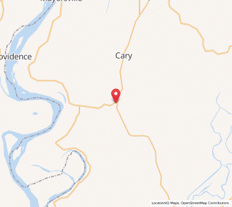 Map of Onward, Mississippi