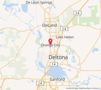 Map of Orange City, Florida