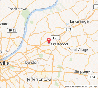 Map of Orchard Grass Hills, Kentucky