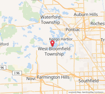 Map of Orchard Lake Village, Michigan