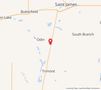 Map of Ormsby, Minnesota