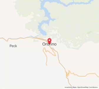 Map of Orofino, Idaho