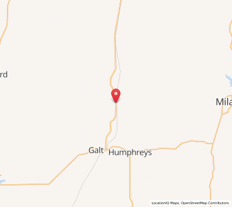 Map of Osgood, Missouri