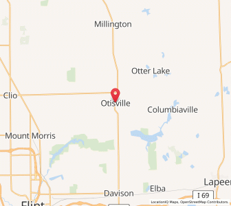 Map of Otisville, Michigan