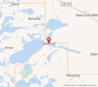 Map of Ottertail, Minnesota