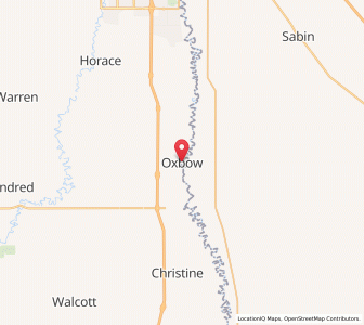 Map of Oxbow, North Dakota