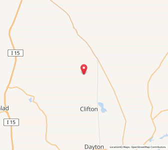 Map of Oxford, Idaho