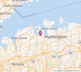 Map of Oyster Bay Cove, New York