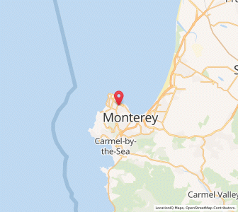 Map of Pacific Grove, California