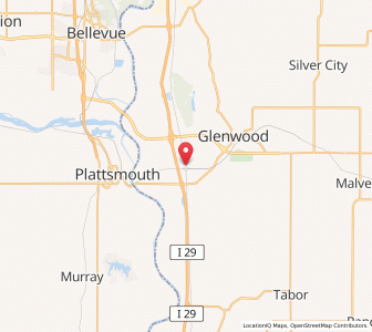 Map of Pacific Junction, Iowa