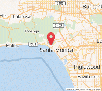 Map of Pacific Palisades, California