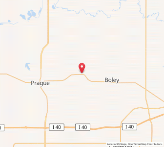 Map of Paden, Oklahoma