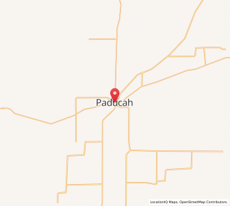 Map of Paducah, Texas