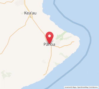 Map of Pāhoa, Hawaii