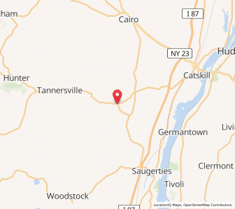 Map of Palenville, New York
