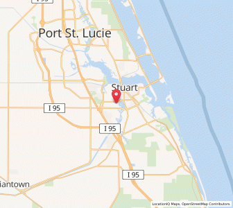 Map of Palm City, Florida