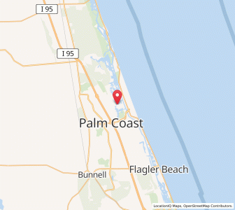 Map of Palm Coast, Florida