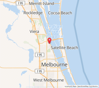 Map of Palm Shores, Florida