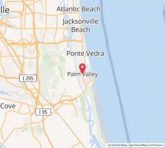 Map of Palm Valley, Florida