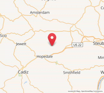 Map of Panhandle, Ohio