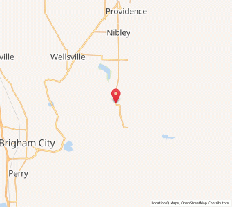 Map of Paradise, Utah