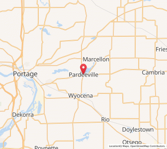 Map of Pardeeville, Wisconsin